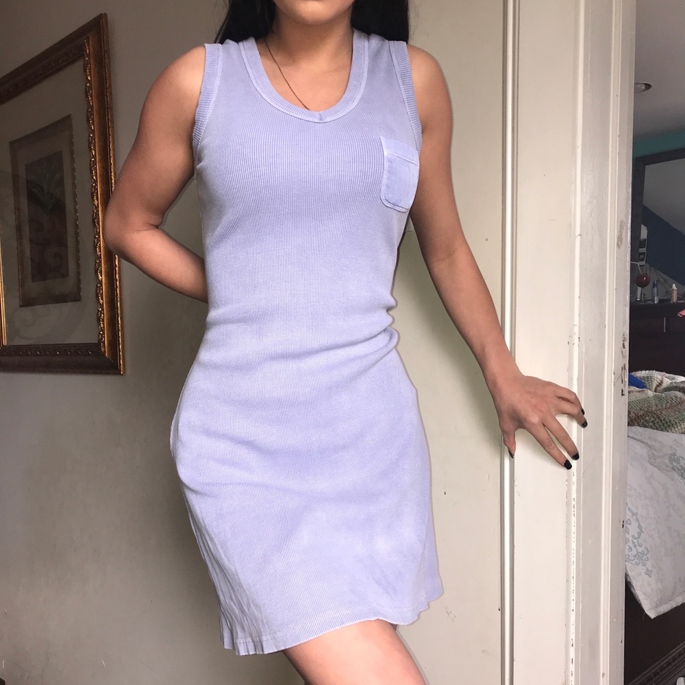 Moda International Lilac Corduroy dress